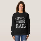 Leven achter Bars Funny Bartending Mixoloog Barte Trui (Voorkant volledig)