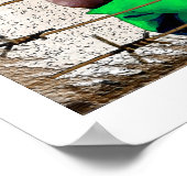 Leven achter een barbaarse muur poster (Hoek)