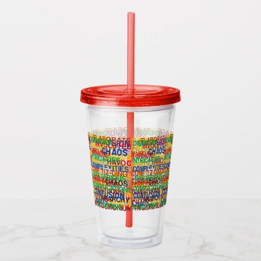 Leven Acryl Drinkbeker (Rechts)