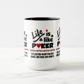 LEVEN ALS AANGEPASTE mokken VOOR POKER (Midden)