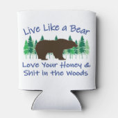 Leven als een Beer Blikjeskoeler (Achterkant)