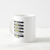 Leven als een camera Grappige mok (Voorkant links)