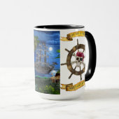 LEVEN ALS EEN CAPTAINEPARTIJ ZOALS EEN PIRAAT MOK (Voorkant rechts)