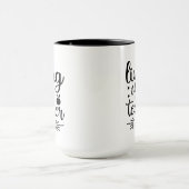 Leven Als Een Leraar Wordart Mok (Midden)