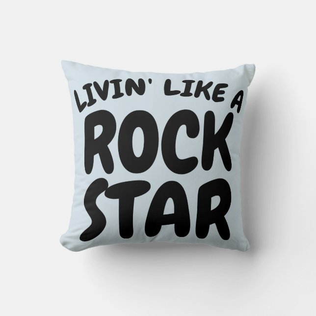 LEVEN ALS EEN ROCK STAR-KUSSENS KUSSEN (Voorkant)