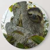 Leven als een sleuf ronde button 6,0 cm (Voorkant)