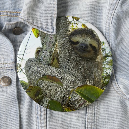 Leven als een sleuf ronde button 6,0 cm (In situ)