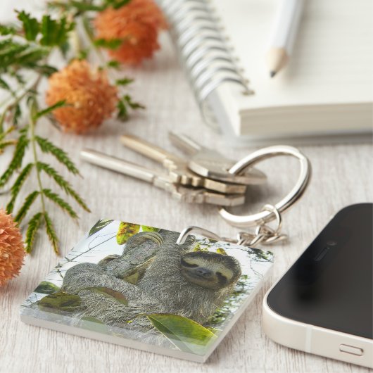 Leven als een sleuf sleutelhanger (Voorkant Rechts)