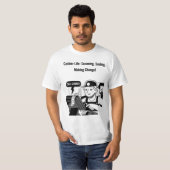 leven als kassier t-shirt (Voorkant volledig)
