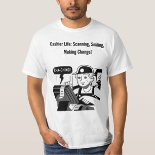 leven als kassier t-shirt