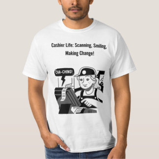 leven als kassier t-shirt
