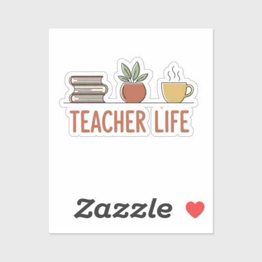 Leven als Leraar Sticker (Vel)