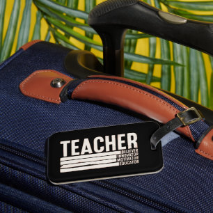 Leven als leraar terug naar school  bagagelabel