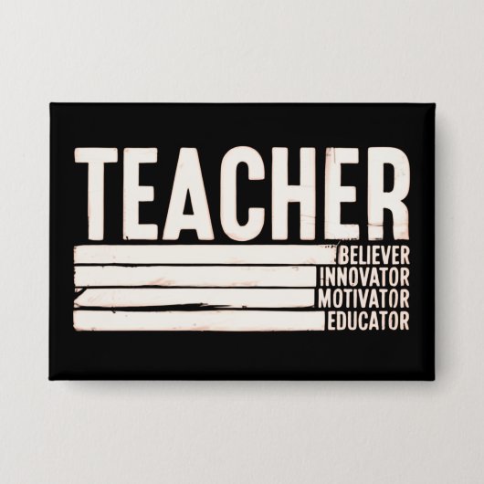 Leven als leraar terug naar school button (Voorkant)