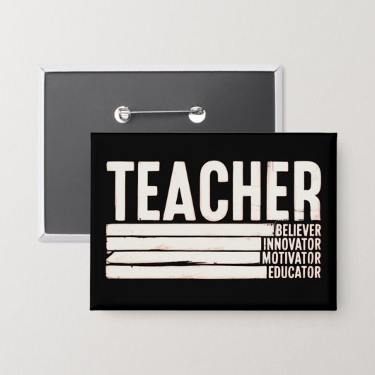 Leven als leraar terug naar school button (Voorkant / Achterkant)