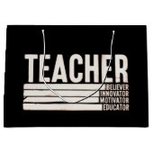 Leven als leraar terug naar school groot cadeauzakje (Voorkant)