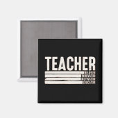 Leven als leraar terug naar school magneet (Voorkant / Achterkant)