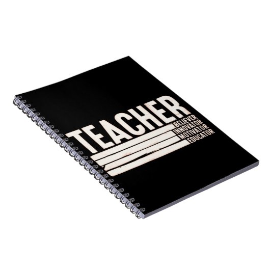 Leven als leraar terug naar school notitieboek (Rechterzijde)