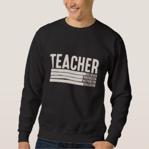 Leven als leraar terug naar school trui