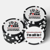 LEVEN ALS POKER-chips Pokerchips (Opstapeling)
