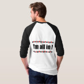 LEVEN ALS POKER-shirten EN -jassen T-shirt (Achterkant volledig)
