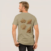 Leven Als Zeeschelp Inspirerende Kust Kleding Here Tri-Blend Shirt (Voorkant)