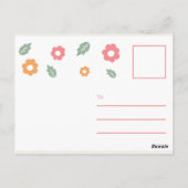 leven alsof het de lente is briefkaart (Achterkant)