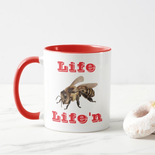 "Leven B Leven"n" Mok (Met donut)