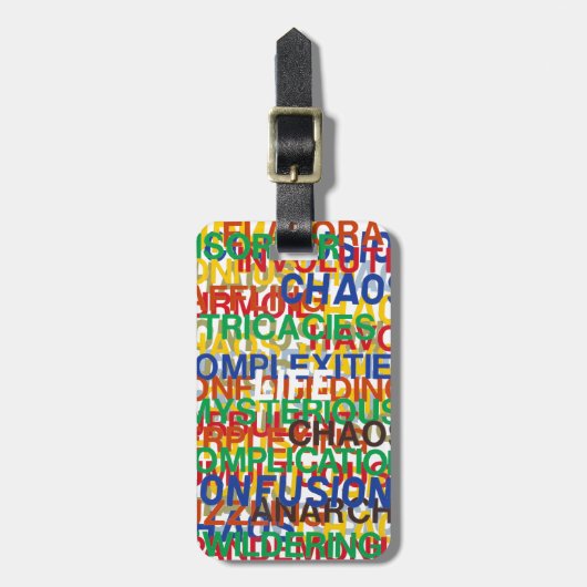 Leven Bagagelabel (Voorkant verticaal)