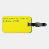 Leven Bagagelabel (Achterkant horizontaal)