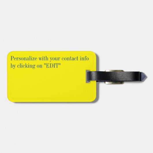 Leven Bagagelabel (Achterkant horizontaal)