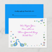 LEVEN Bat Mitzvah Kaart (Voorkant / Achterkant)