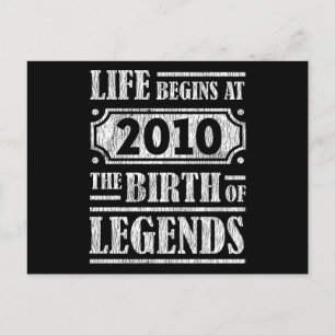 Leven Begint 2010 De Geboorte Van Een Legende 12e Briefkaart