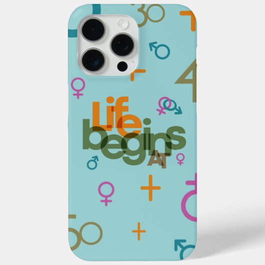 Leven Begint Bij (Aanpassen) | Case-Mate iPhone Case (Achterkant)