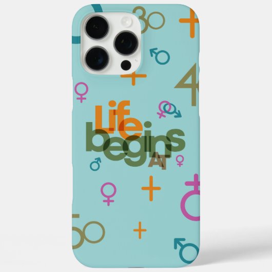 Leven Begint Bij (Aanpassen) | Case-Mate iPhone Case (Achterkant)