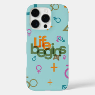 Leven Begint Bij (Aanpassen) iPhone 16 Pro Hoesje