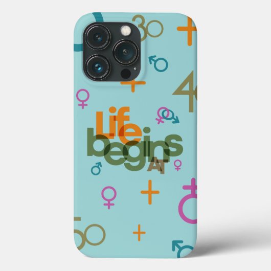 Leven Begint Bij (Aanpassen) | Case-Mate iPhone Case (Achterkant)