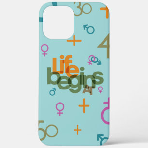 Leven Begint Bij (Aanpassen) Case-Mate iPhone Case
