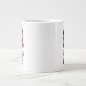 Leven Begint Na Koffie Grote Koffiekop (Voorkant)