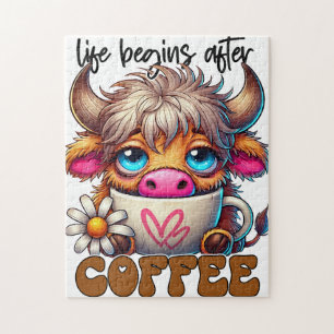 Leven Begint Na Koffie Legpuzzel