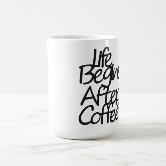 LEVEN BEGINT NA Mok KOFFIE Morphing (Midden)