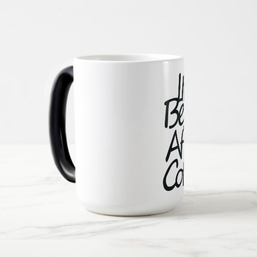 LEVEN BEGINT NA Mok KOFFIE Morphing (Voorkant links)