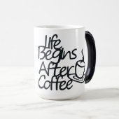 LEVEN BEGINT NA Mok KOFFIE Morphing (Voorkant rechts)