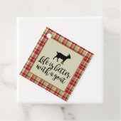 Leven beter dan gepolijst geit bedankjes labels (In situ)