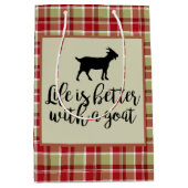 Leven beter dan gepolijst geit medium cadeauzakje (Voorkant)