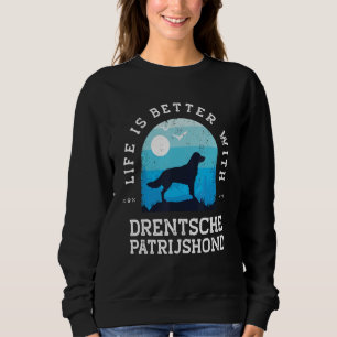 Leven Beter Drentsche Patrijshond Vintage Blauwe H Trui