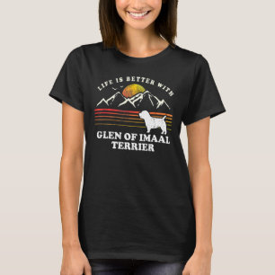 Leven Beter Glen van Imaal Terrier Dog Moeder T-shirt