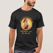 Leven Beter Kat Lap Vader Moeder Tiffanie Kat Mam T-shirt (Voorkant)