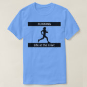Leven bij de Limit Runing Marathon Jogging Sports T-shirt (Design voorkant)