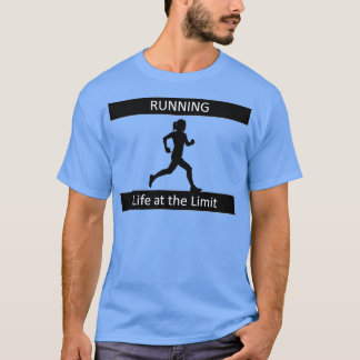 Leven bij de Limit Runing Marathon Jogging Sports T-shirt